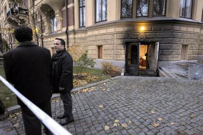 Suomijoje padegta Turkijos ambasada