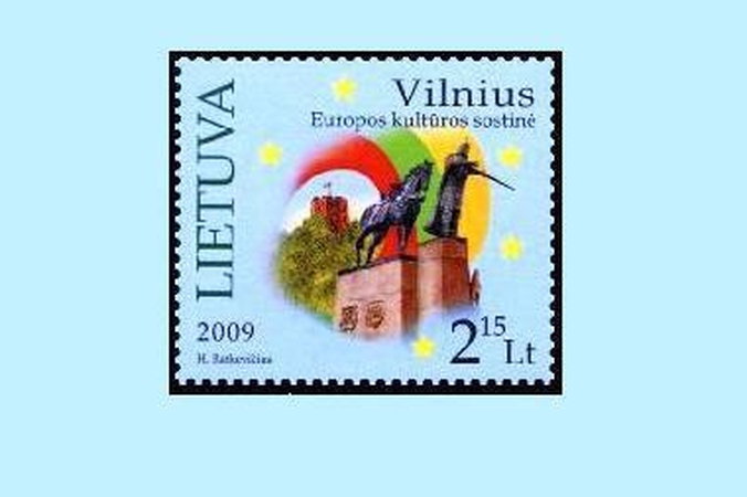 Išleidžiamas pašto ženklas „Vilnius – Europos kultūros sostinė“