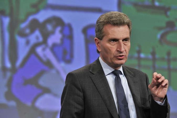 G. Oettingeris: be atominės jėgainės Lietuvai bus sudėtinga