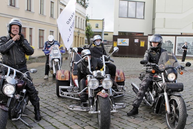 Pajūrio baikeriai kvietė į Pasaulinei širdies dienai skirtą šventę