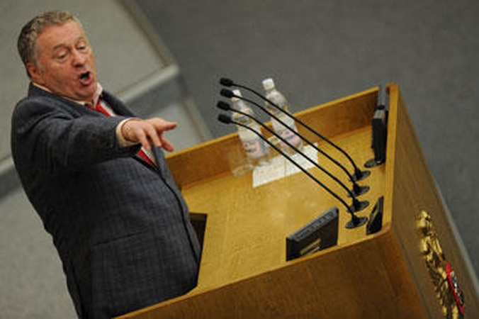 V.Žirinovskis penktąjį kartą mėgins tapti prezidentu