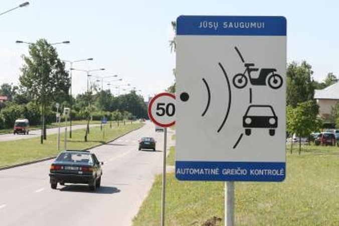 Kalėdų proga – 150 greičio matuoklių (žemėlapis)