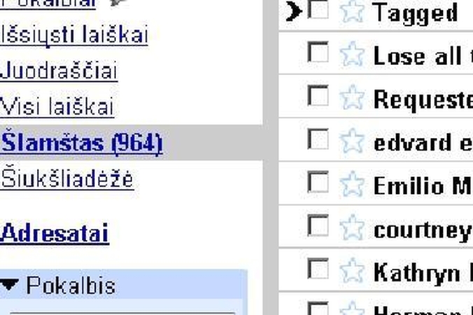 Šlamštlaiškiais plinta vis daugiau kenkėjų