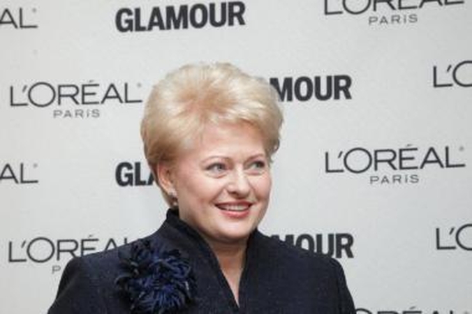 Metų žmogumi vėl išrinkta prezidentė D.Grybauskaitė 