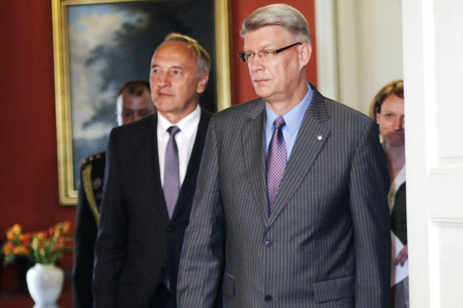 V.Zatleris išrinktą prezidentą A.Bėrzinį supažindino su darbo pareigomis