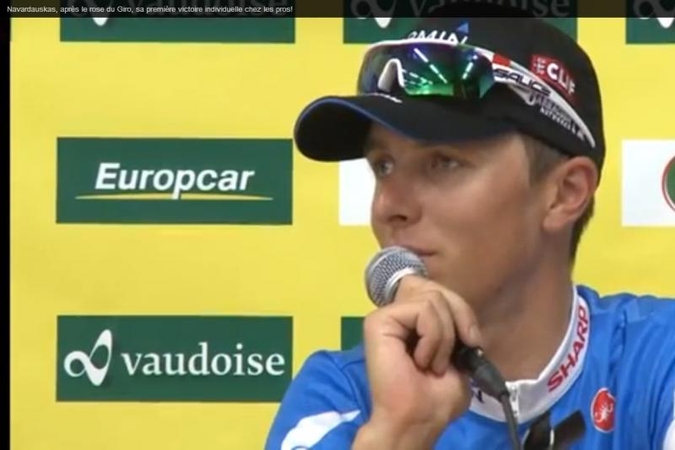 „Tour de Romandie“ etapo nugalėtojas R. Navardauskas: esu laimingas