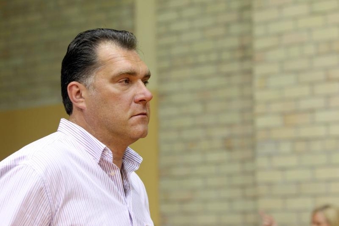 Rinktinės vidurio puolėjams treniruotis padėjo pats A.Sabonis