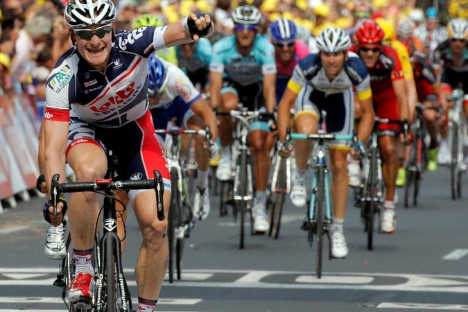 Vokietis laimėjo jau trečiąjį „Tour de France“ lenktynių etapą
