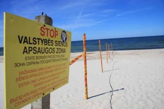 Kuršių nerijoje vilnietis nuklydo į Rusiją 