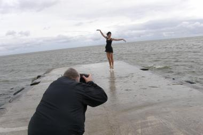 Vaizdo meistrų Nida: su fotoaparatu ir be jo