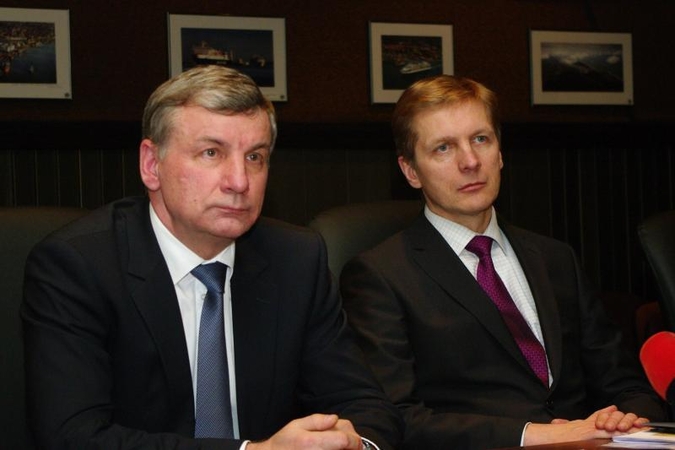 Ministras R. Sinkevičius domėjosi vėluojančiomis uosto statybomis