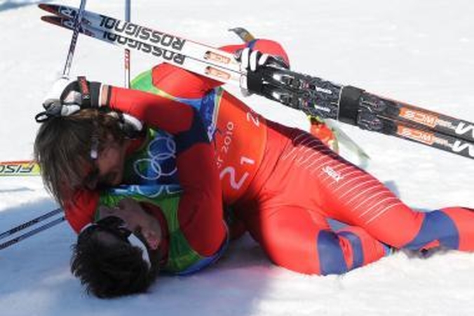 Komandinis sprintas baigėsi norvegų ir vokiečių pergalėmis