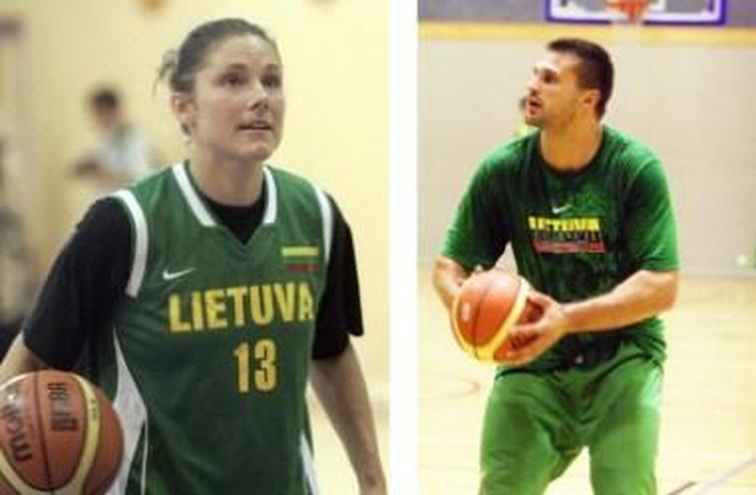 2010 metų geriausi Lietuvos krepšininkai - S.Linkevičienė ir L.Kleiza