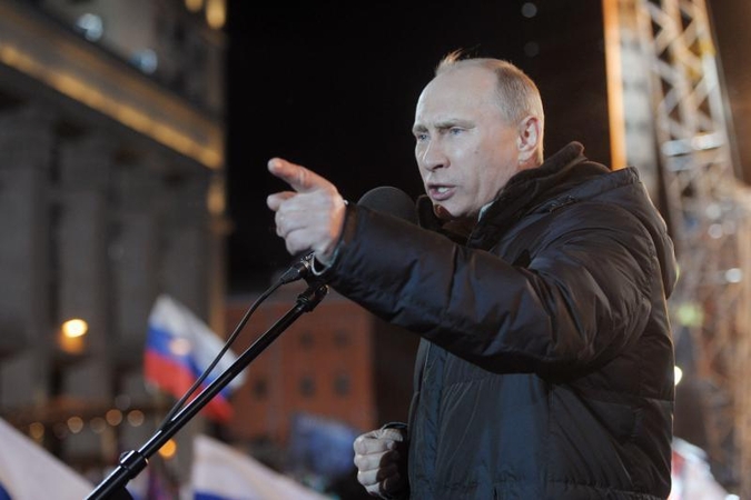 Rusijoje suskaičiavus 100 proc. balsų, V.Putinui teko 63,6 proc.