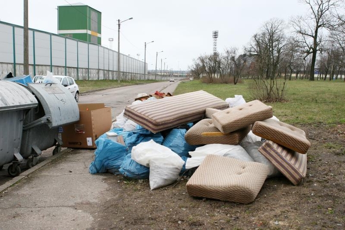 Klaipėdoje statomos didžiųjų atliekų surinkimo aikštelės