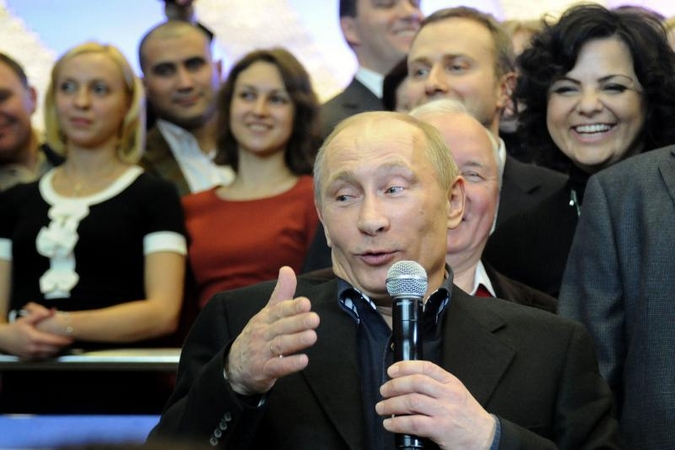 Latvijoje Rusijos piliečiai balsavo daugiausia už V.Putiną