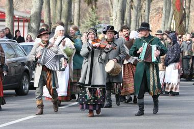 Palangoje – pavasarinis Jurginių šurmulys