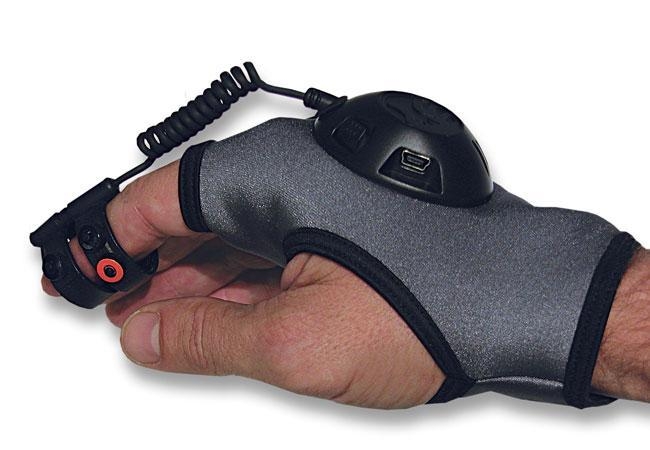 Pelė-pirštinė „Ion Air Mouse“ nereikalauja darbo paviršiaus