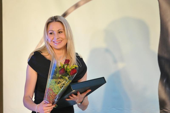 L. Asadauskaitei įteiktas TOK olimpinės čempionės aukso ženkliukas