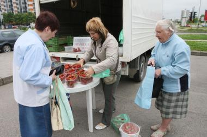 Ūkininkai Panevėžyje jau pardavinėja produkciją be tarpininkų