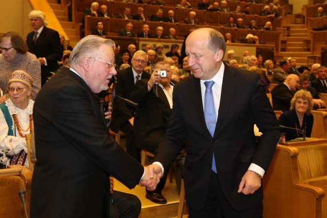 A.Kubilius per suvažiavimą V. Landsbergį vadino dvasiniu tėvu