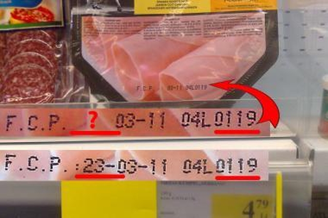 Prekybos centre - ispaniškas kumpis su nutrinta galiojimo data