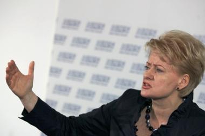 Prezidentė: kitais metais vis dar siūloma gyventi ne pagal išgales
