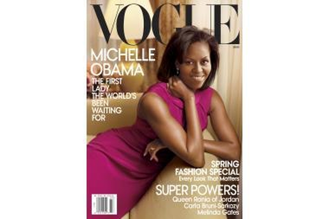 M.Obama - ant „Vogue“ viršelio