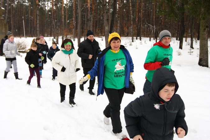 Bėgimas už blaivybę: pusnys entuziastų neatbaidė