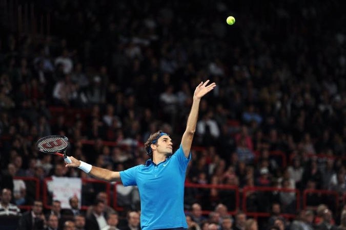 Pirmuoju turnyro Londone pusfinalio dalyviu tapo R.Federeris