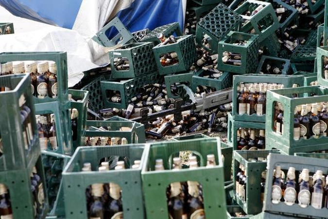 Vilniuje apiplėštas kioskas: pagrobta 20 butelių alaus
