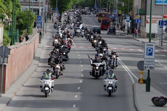 Klaipėdos baikeriai atidarė vasaros sezoną