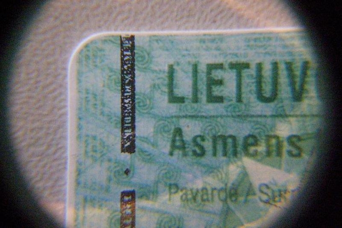 Gruzinas keliavo su padirbta lietuviška tapatybės kortele     