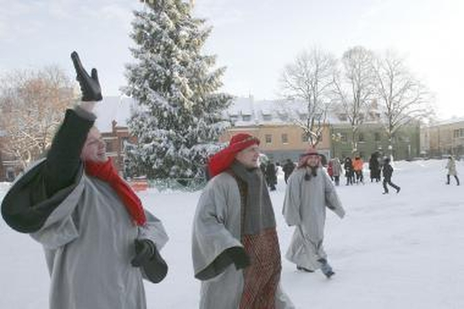 Trys karaliai Kaune buvo kuklūs