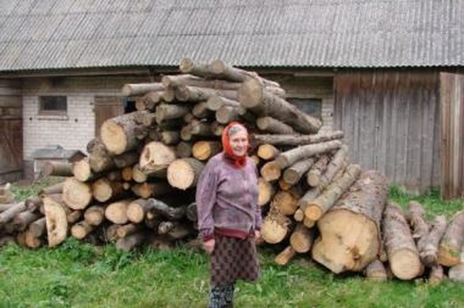 Kauno rajono vieniši gyventojai aprūpinti malkomis
