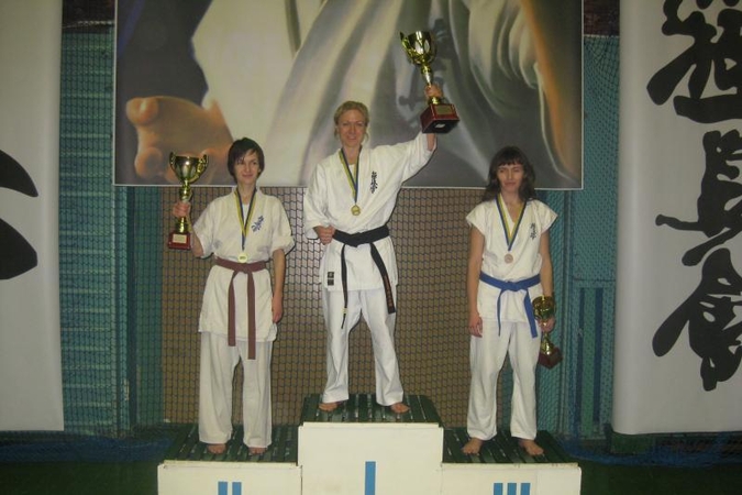Klaipėdietė atvirame karate kyokushin turnyre Ukrainoje tapo čempione 