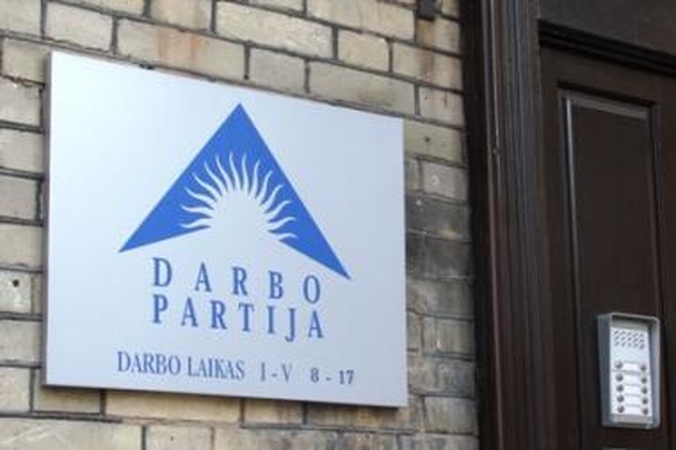 Vilniuje apvogta Darbo partijos būstinė