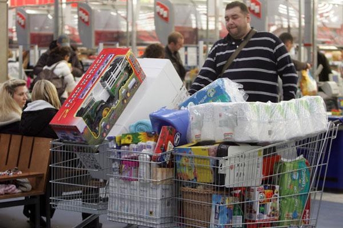 Mažmeninės prekybos apimtys Didžiojoje Britanijoje auga