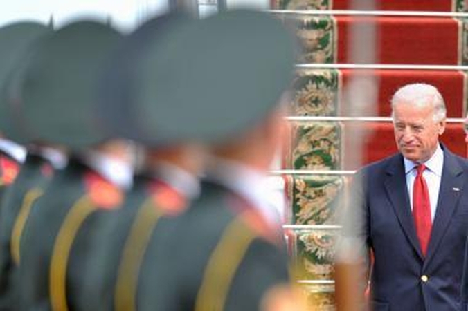 JAV viceprezidentas atvyko į Kijevą