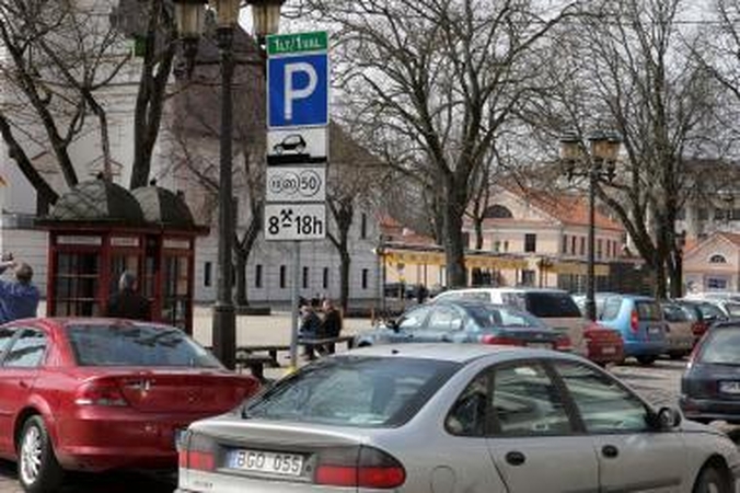 Kaip mokėsime už automobilių stovėjimą?