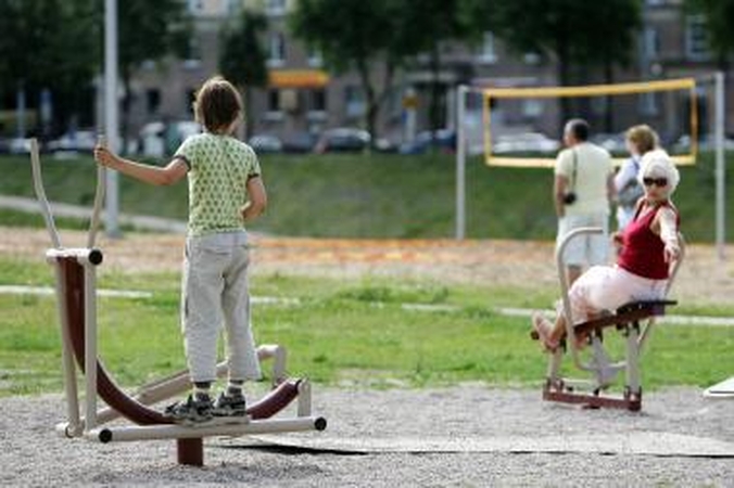 Kauno parkuose bus pastatyti lauko treniruokliai