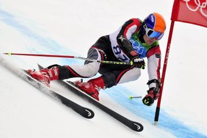 Kalnų slidininkas V.Rumiancevas finišavo šeštajame dešimtuke