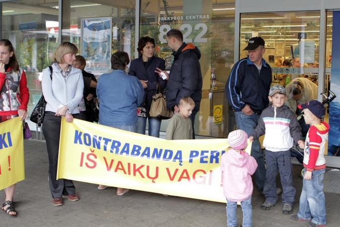 Akcijos prieš kontrabandą dalyviams – pašaipios replikos
