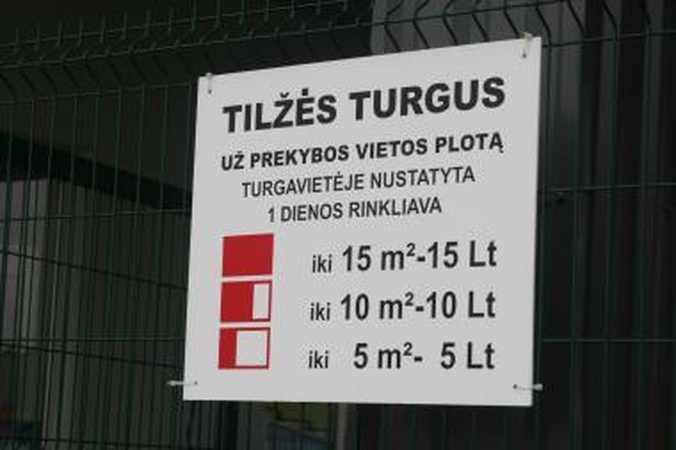 Tilžės turguje – ginčai dėl kainų