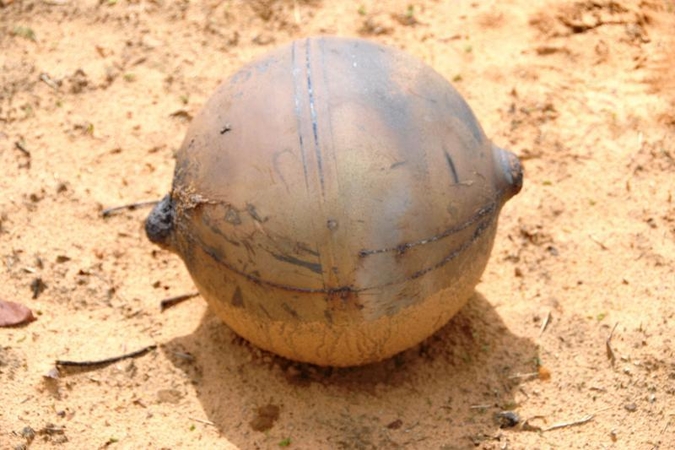 Namibijoje nukrito „kosminis rutulys“   