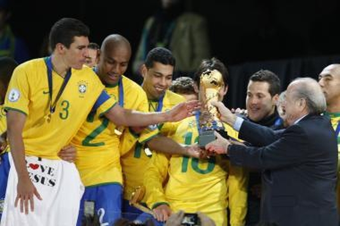 Konfederacijų taurę iškovojo Brazilijos futbolininkai