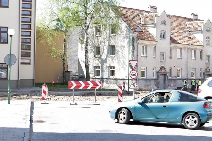 Klaipėdos gatvėse intensyviai verda remonto darbai