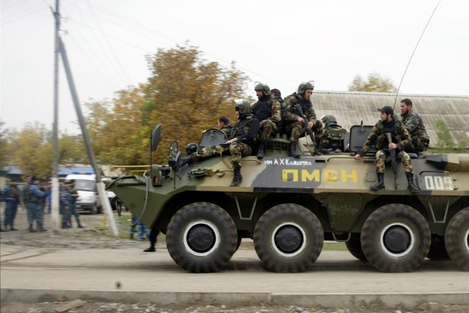 Čečėnijoje per sprogimą du policininkai žuvo, dar septyni buvo sužeisti