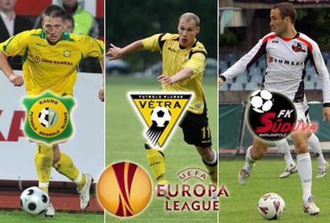 Trys Lietuvos komandų dvikovos Europos lygoje