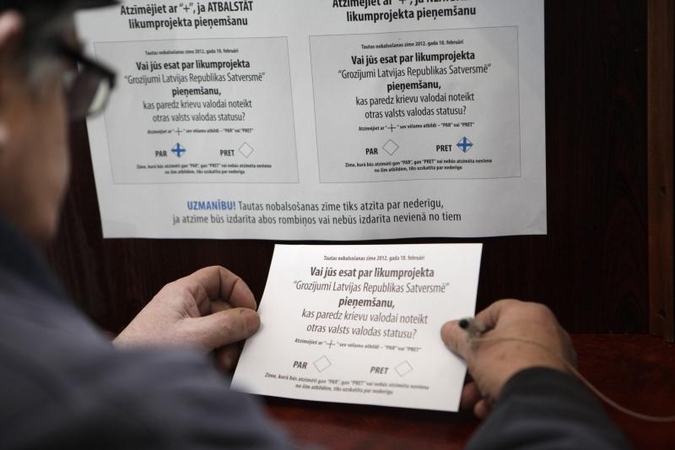 Latvijoje iki 16 val. referendume dalyvavo 50,79 proc. rinkėjų